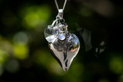 cremation necklace keepsake heart pendant for cremation ash from pets and people